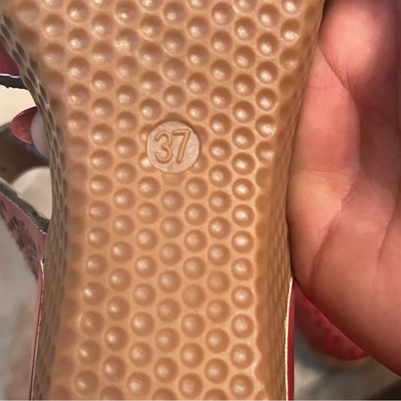 🥿NWOT Super Star Lady Leather Velcro Ankle Embossed Mary Janes! - Picture 9 of 15